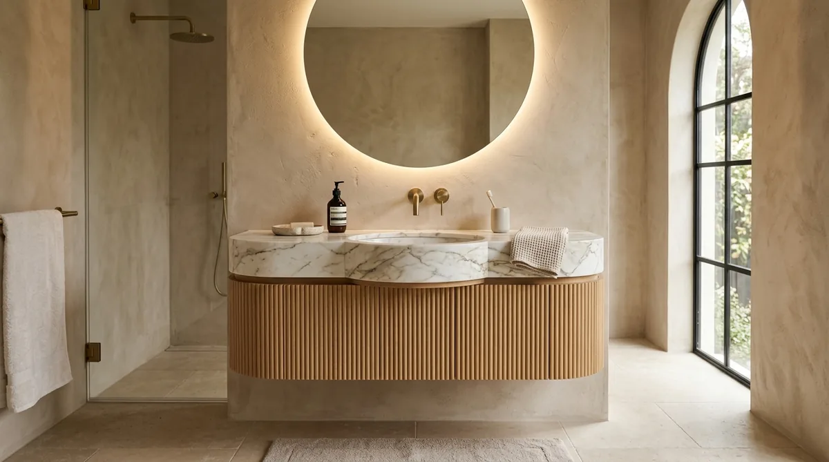 Ankara lüks banyo dolabı ve suya dayanıklı özel ahşap banyo mobilyaları